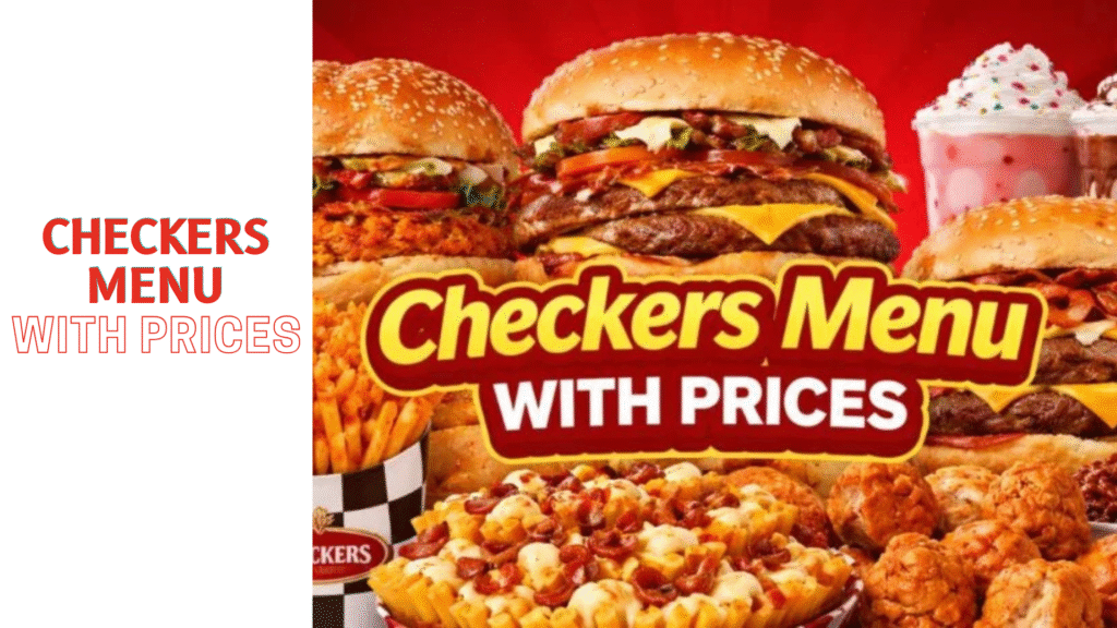 Checkers Menu with Prices