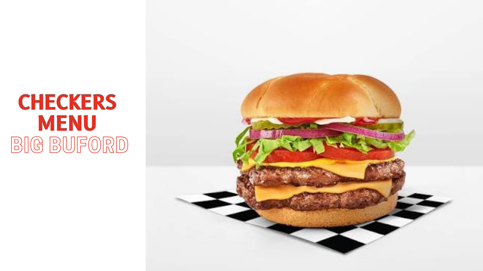 Big Buford burger